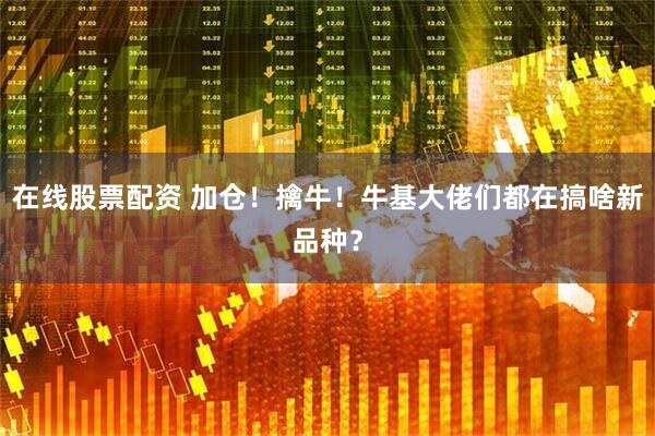 在线股票配资 加仓！擒牛！牛基大佬们都在搞啥新品种？